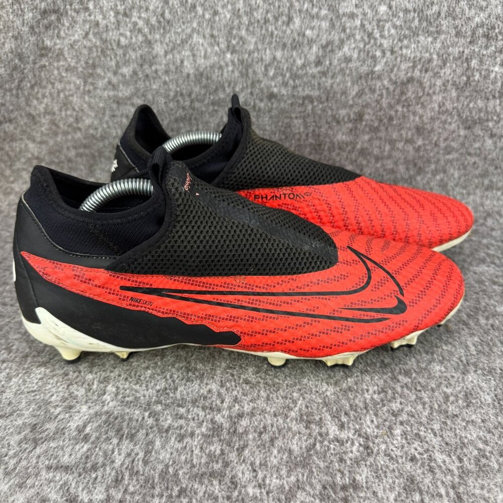 ✅Nike Phantom GX Pro DF FG Soccer Cleats Mens 11 Crimson/Black Performance Shoes